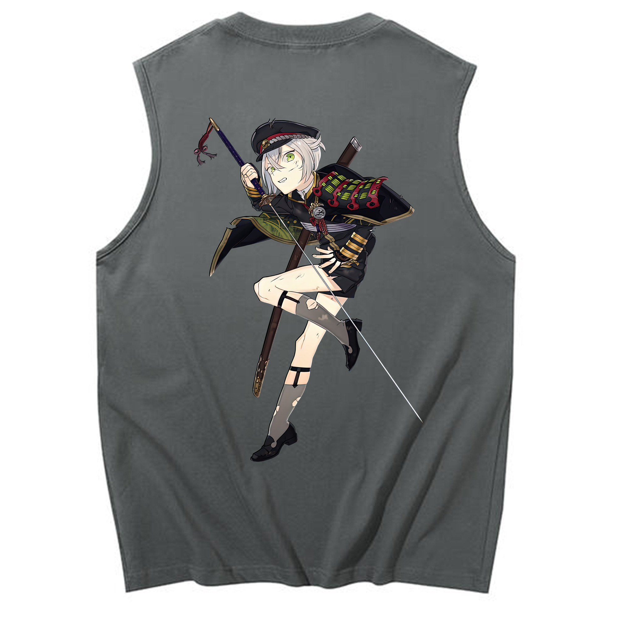 （画像用） 刀剣乱舞 Touken Ranbu コットン100％タンクトップ（背面プリント）